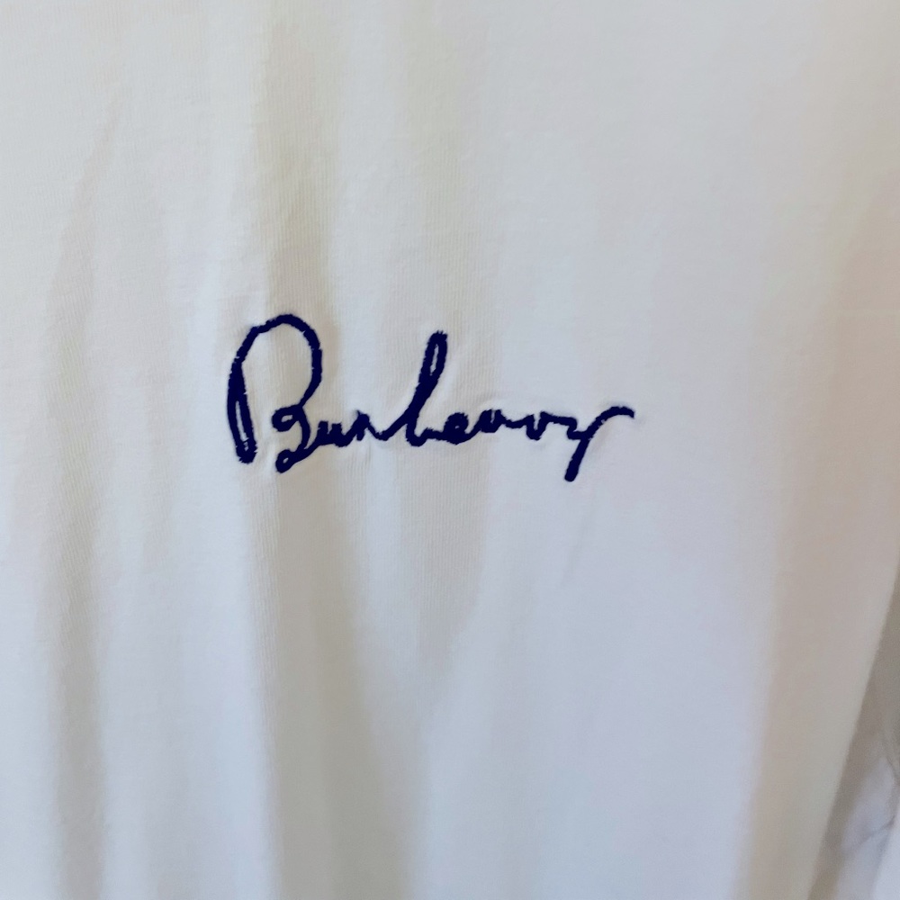 Burberry white tee